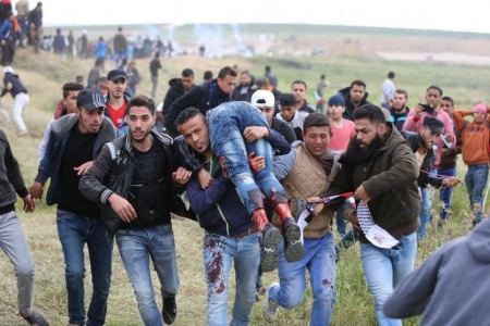 غزة ... شهيد و 30 اصابة في "مسيرات العودة" الـ 58